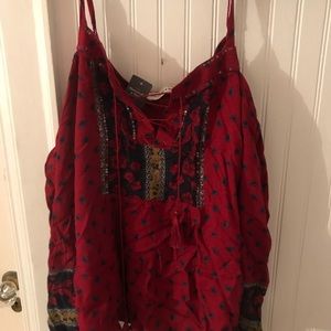Abercrombie & Fitch Tops - Printed Cold Shoulder Top Abercrombie & Fitch Tops - Printed Cold Shoulder Top